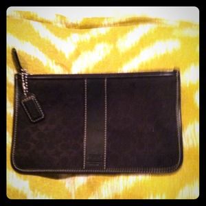 Authentic Coach flat wallet