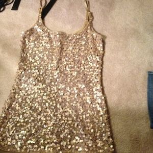 Sequin tank.