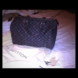 Authentic Louis Vuitton Mini Lin Speedy 30