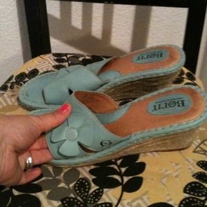 Turquoise born wedges