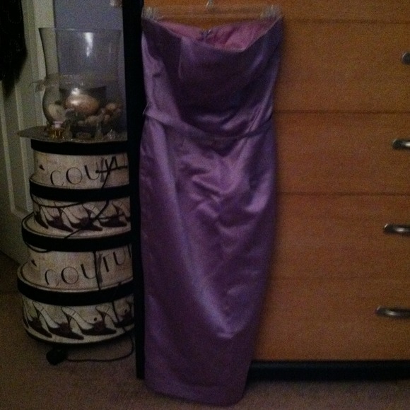 After Six satin cocktail dress