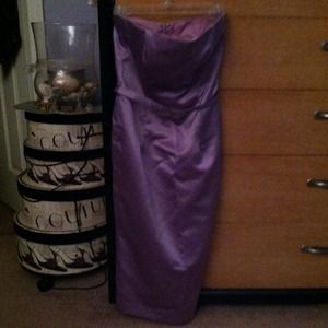 After Six satin cocktail dress