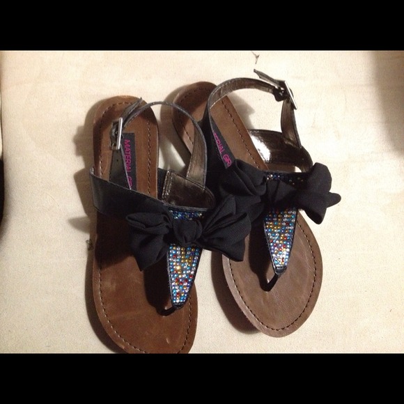 Cute black sandals