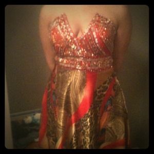 Riva Designs ball gown or prom dress.