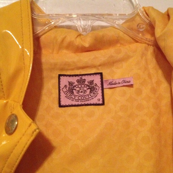 Yellow Juicy Rain Jacket - Picture 2 of 3