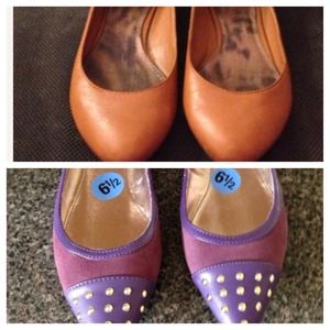 Flat shoes 6 and the other one 6 1/2