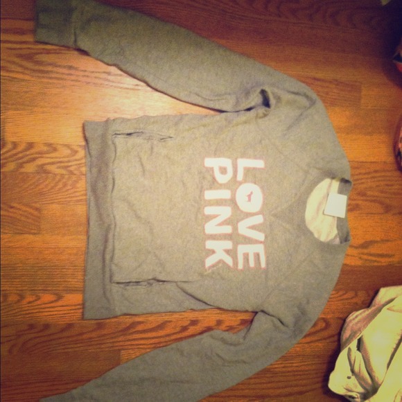 Victorias secret pink crew neck sweatshirt