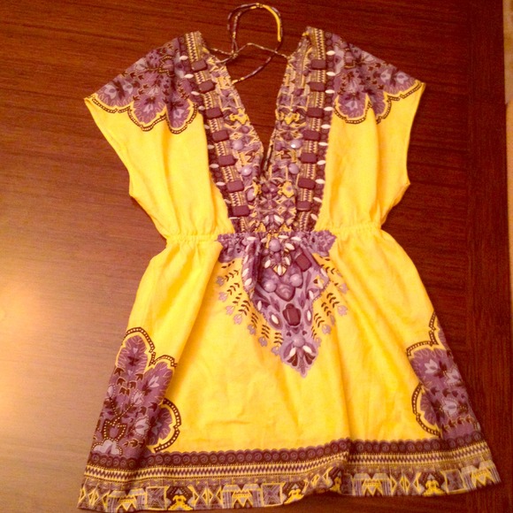 VS swim cover up/ tunic top