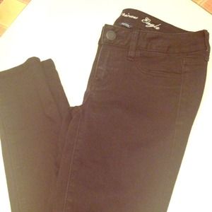 American Eagle jeggings. Black. Size 4.