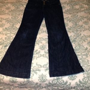 Juice Couture wide leg dark wash jeans