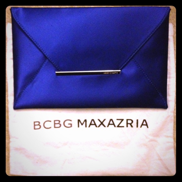**Brand New** BCBG Cobalt Clutch "Harlow"