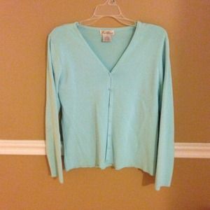 A real long sleeve V neck sweater