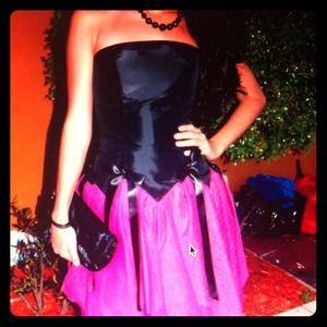 Betsey Johnson hot pink dress size 2