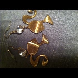 Vintage Barbie earrings;)