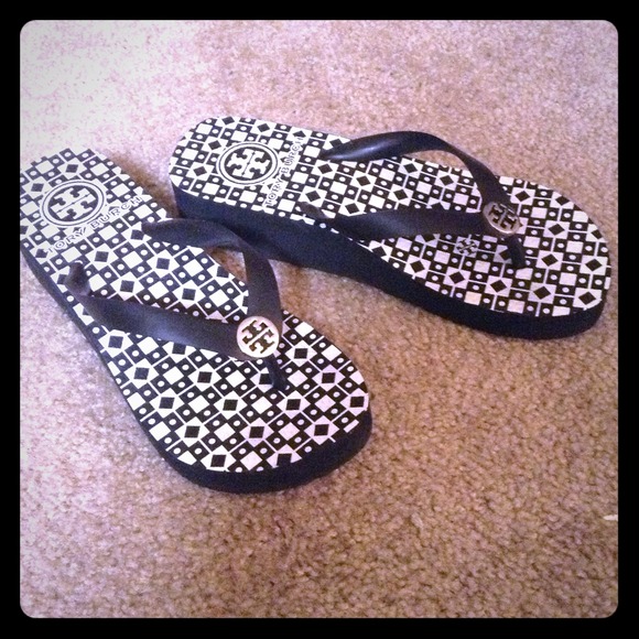 Tory Burch platform flip flops
