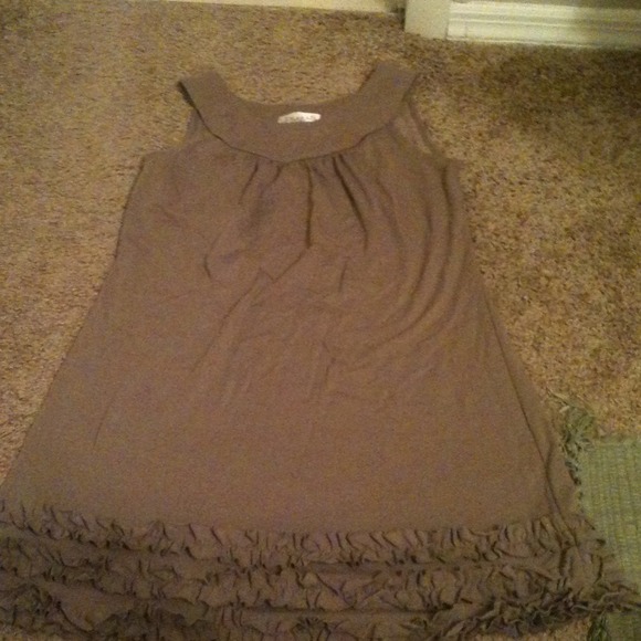 Short tan Indian style dress