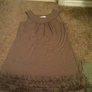 Short tan Indian style dress