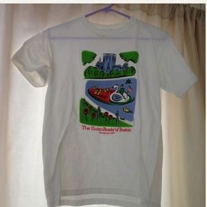 BOSTON swan boats t-shirt