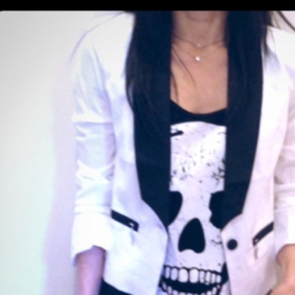 Hottest trend white and black jacket New - Picture 2 of 3