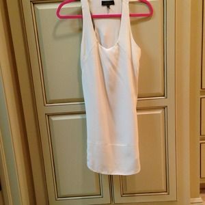 White racerback Robert Rodriguez slip dress