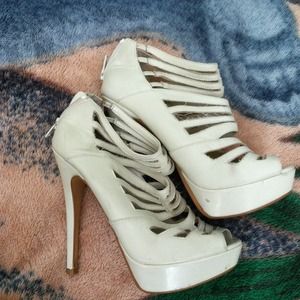 Sexy off white heels