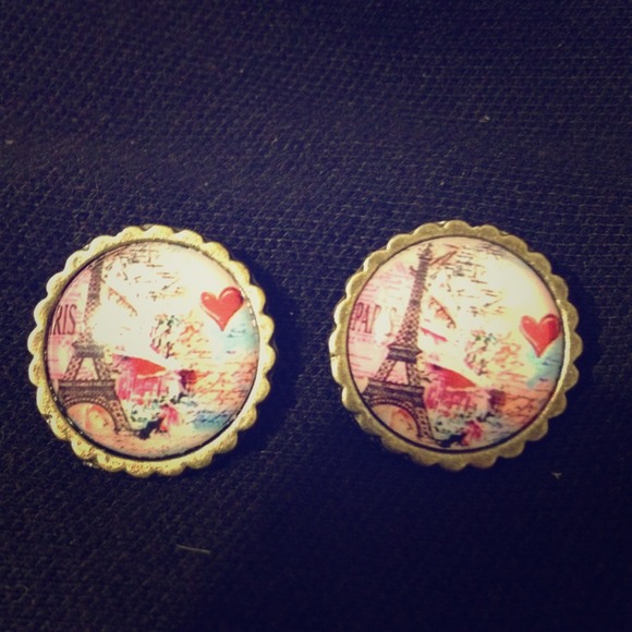 I love Paris earrings