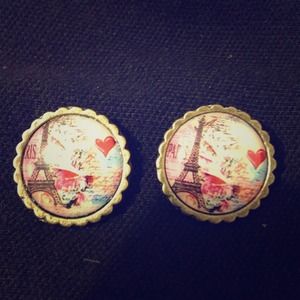 I love Paris earrings