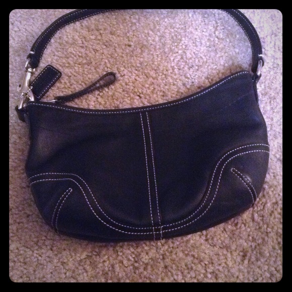 Authentic!! Black small coach bag