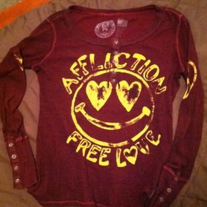 Bundle trade!! Affliction top Rock revival jeans