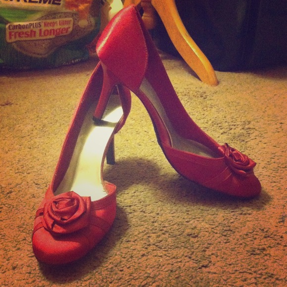 Two inch red heels