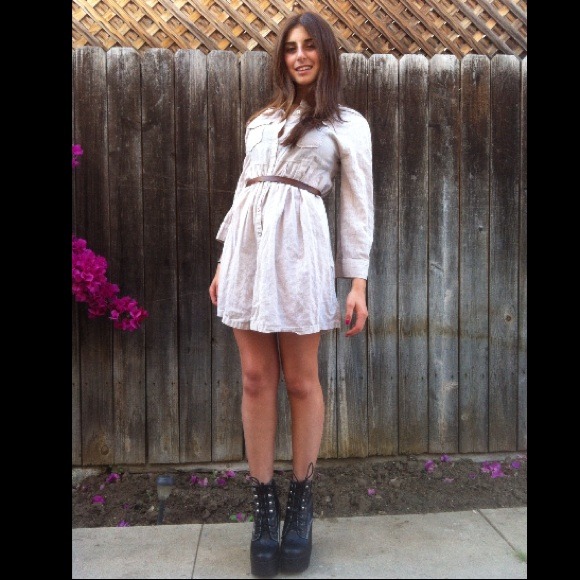 H&M button dress RESERVED