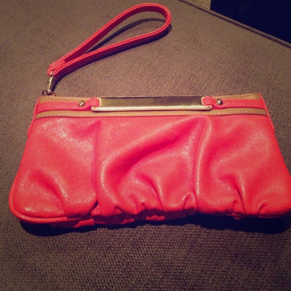❌SOLD❌Express Orange Clutch