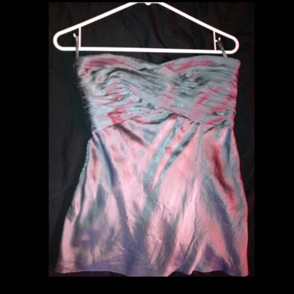 Strapless dressy shirt