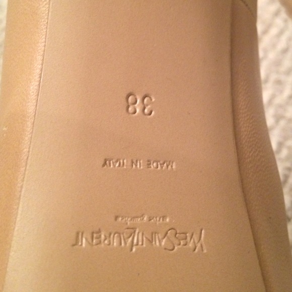 **SOLD**Yves St Laurent Tribtoo in nude ..size 38 - Picture 3 of 4