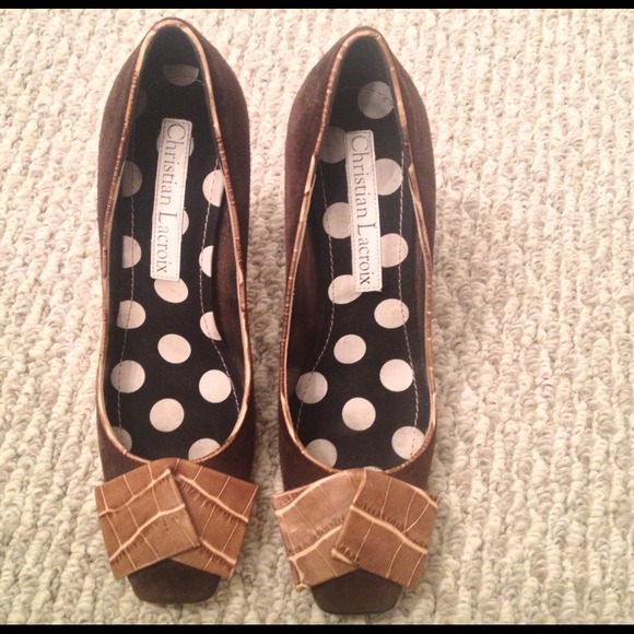 ⚡Sold⚡Christian Lacroix pumps..size 37.5 - Picture 2 of 4