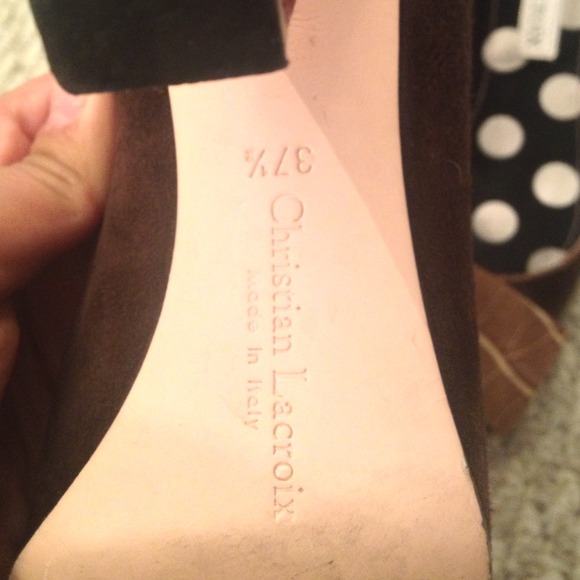 ⚡Sold⚡Christian Lacroix pumps..size 37.5 - Picture 4 of 4