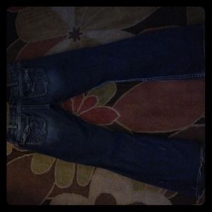 Silver Jeans only worn twice. 33W33L