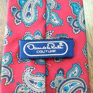 Oscar de la Renta tie