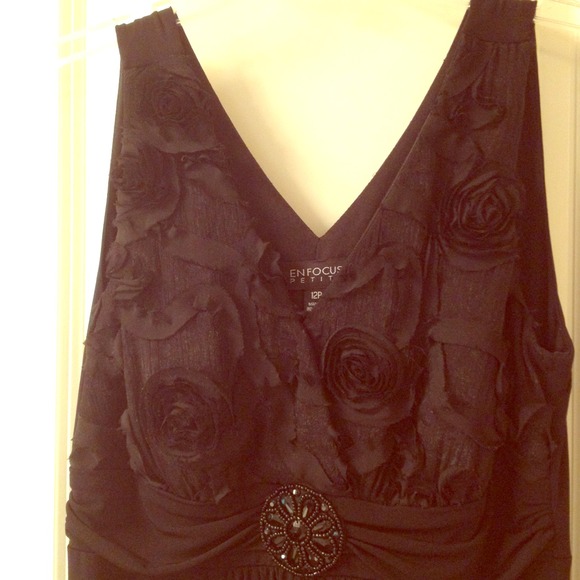 Black maxi dress