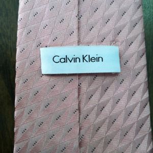 Pink Calvin Klein Necktie