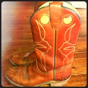 💋REDUCED Leather cowboy boots