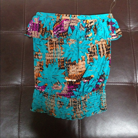 Strapless Body Central top