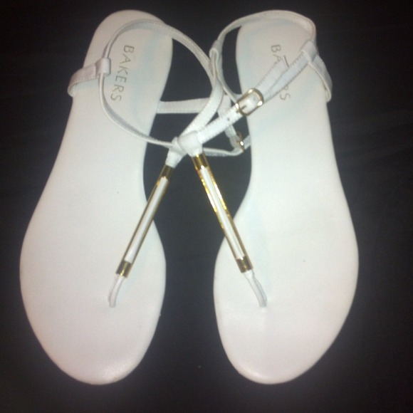 Bakers white sandals