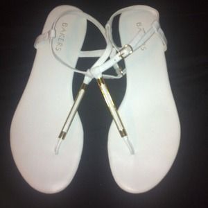 Bakers white sandals