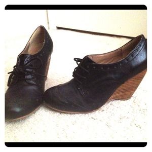 Chelsea crew Oxford wedge 6.5