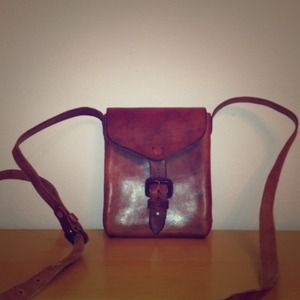 Handmade leather purse small size