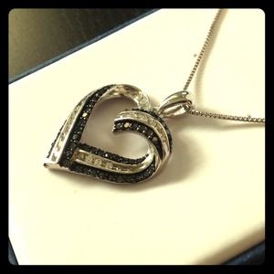 Black & White Diamond Necklace