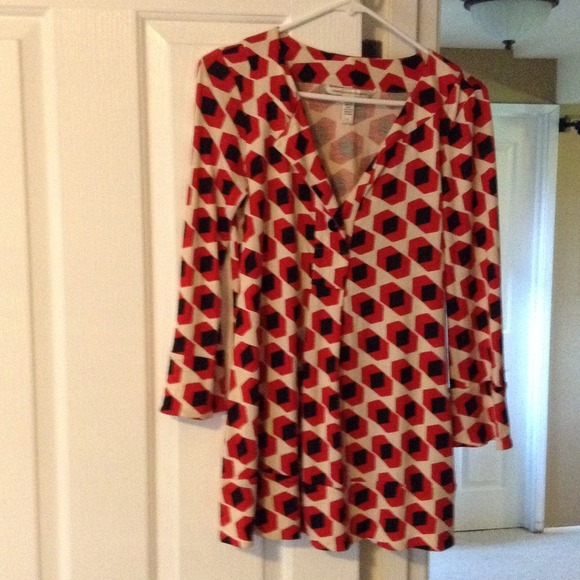 Authentic Diane Von furstenberg mod mini dress - Picture 1 of 3