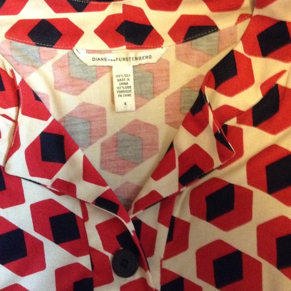 Authentic Diane Von furstenberg mod mini dress - Picture 3 of 3