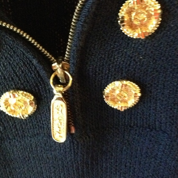 Authentic St. John collection navy dress - Picture 3 of 3